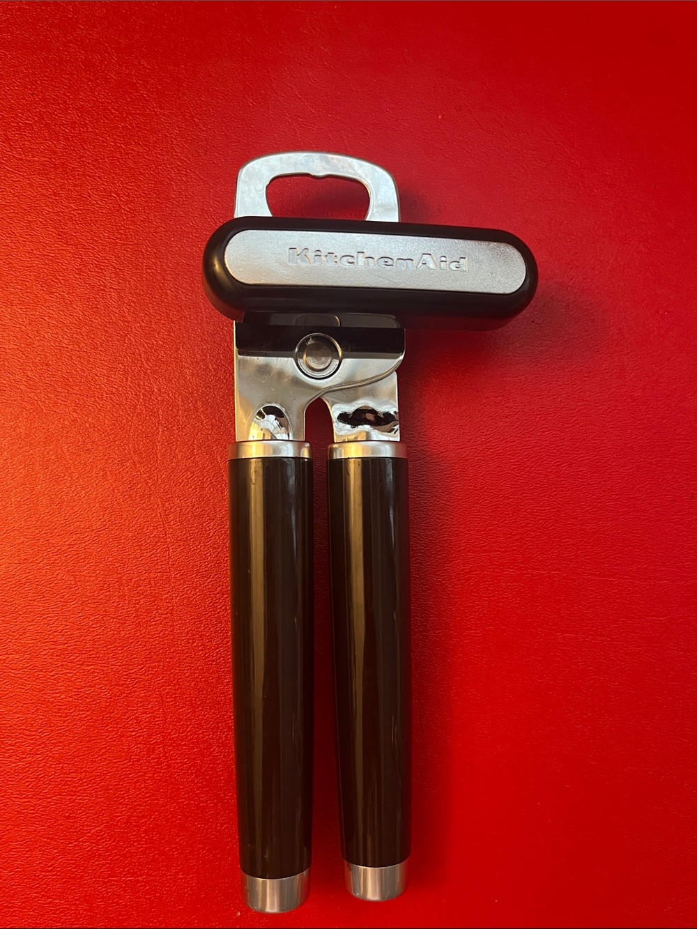 KitchenAid Black and Silver Manual Can Opener